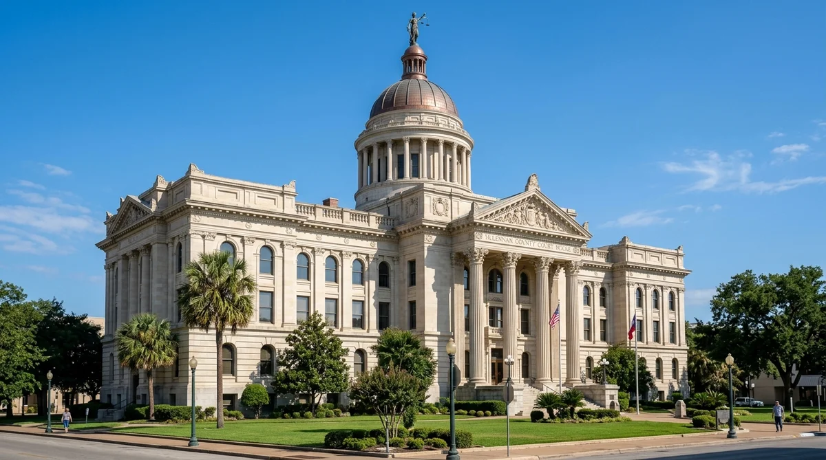 Historic McLennan County Courthouse in Waco, Texas
